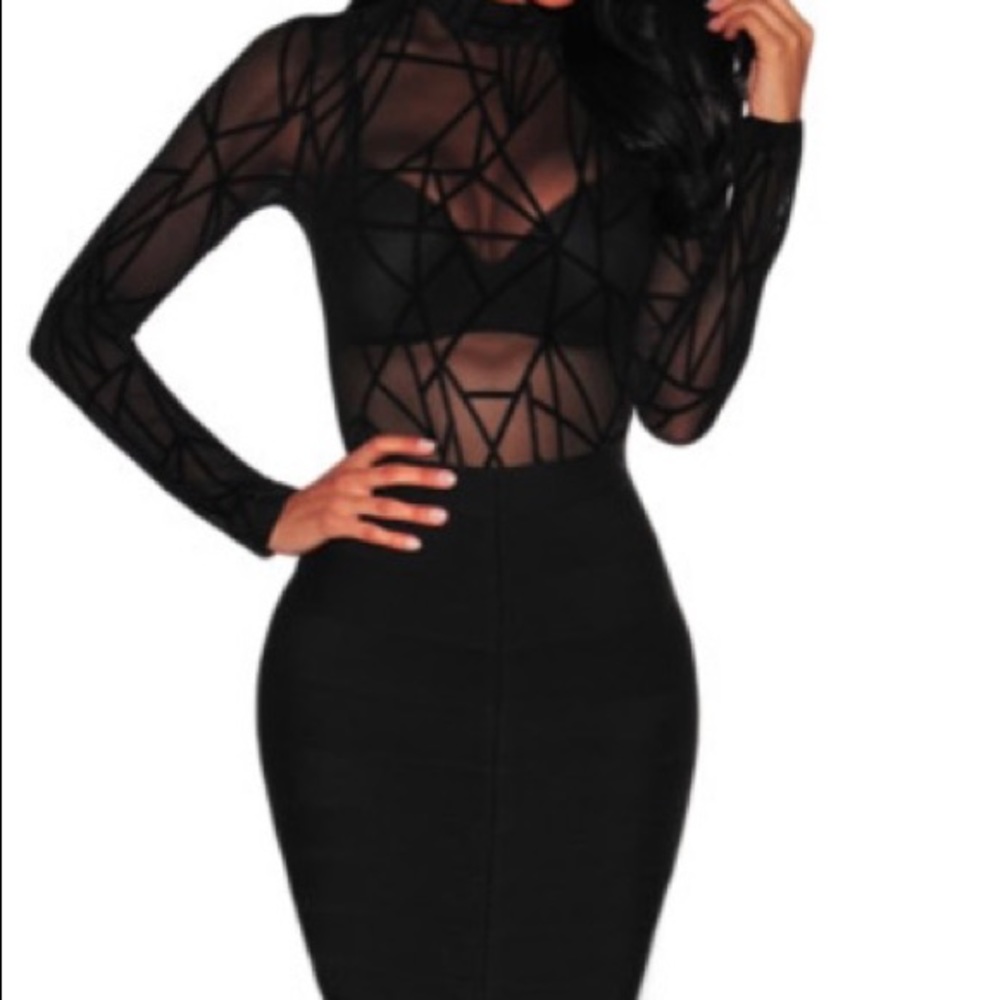 *BRAND NEW* Brielle Long Sleeve Velvet Bodysuit
